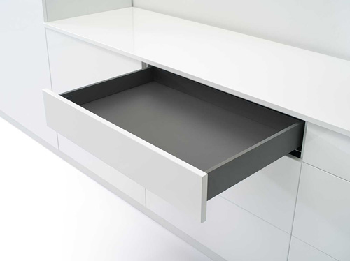 R13 EVO drawer set H90 NL300 Anthracite Soft-close